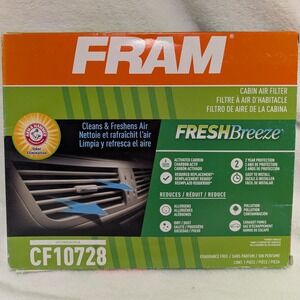 FRAM Fresh Breeze Cabin Air Filter CF10728 Arm & Hammer Hyundai Kia Odor Shield